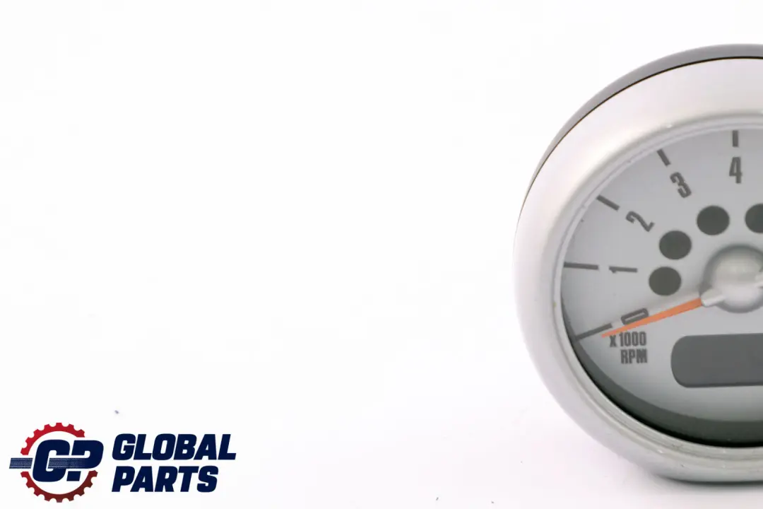 Tachometer Gauge Revolution Counter Silver to Mini Cooper R50 R52 R53 with Part number 6924924 Mini Cooper R50 R52 R53 Tachometer Gauge Revolution Counter Silver - SKU 6932512 - Part number 6924924