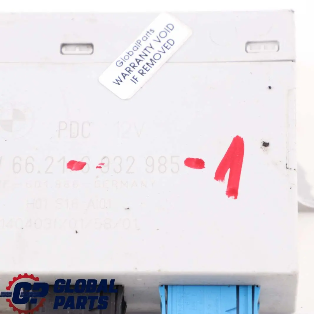 Steuergerät PDC Modul Einparkhilfe 6621 für BMW X5 er E53 mit Teilenummer 6932985 BMW X5 er E53 Steuergerät PDC Modul Einparkhilfe 6621 - SKU 6932985-1 - Teilenummer 6932985