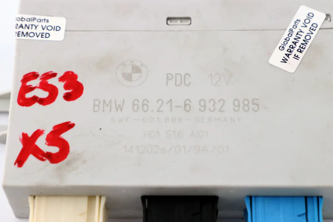 Commande Pdc Module Aide au Stationnement 6621 pour BMW X5 E53 à propos du numéro de pièce 6932985 BMW X5 E53 Commande Pdc Module Aide au Stationnement 6621 - SKU 6932985 - Numéro de pièce 6932985