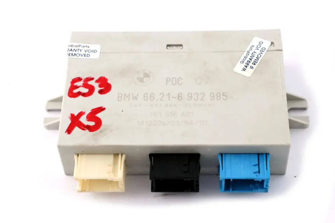 PDC Parking Control Module Unit PDC to BMW X5 Series E53 with Part number 6932985 BMW X5 Series E53 PDC Parking Control Module Unit PDC - SKU 6932985 - Part number 6932985