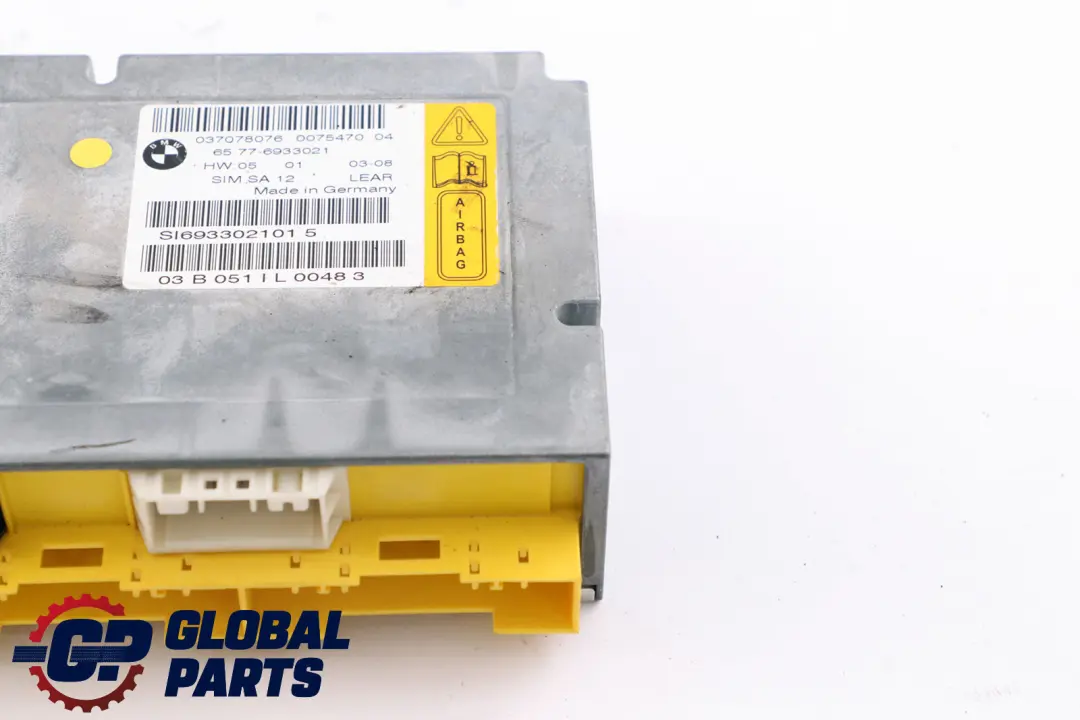 Safety Information Module Airbag to BMW 7 Series E65 E66 with Part number 6949899 BMW 7 Series E65 E66 Safety Information Module Airbag - SKU 6933021 - Part number 6949899