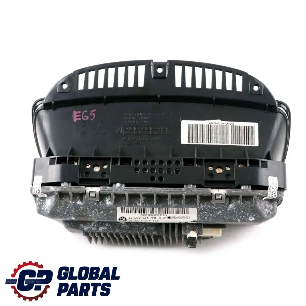 BMW 7 Series E65 E66 On-board Navigation Display Screen Monitor 8,8" 6933162 - SKU 6933162-1 - Part number 6950069