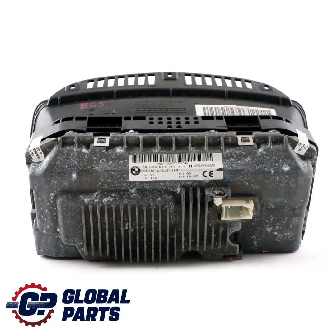 BMW 5 6 er E60 E63 Navigation Display Monitor 8,8" 6933162 - SKU 6933162-1 - Teilenummer 6950069