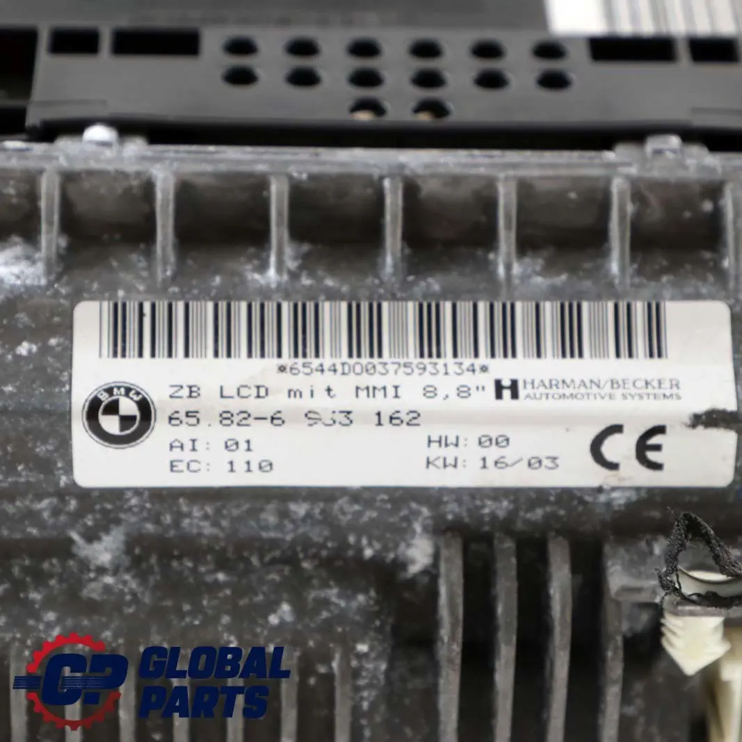 BMW 7 Series E65 E66 On-board Navigation Display Screen Monitor 8,8" 6933162 - SKU 6933162-1 - Part number 6950069