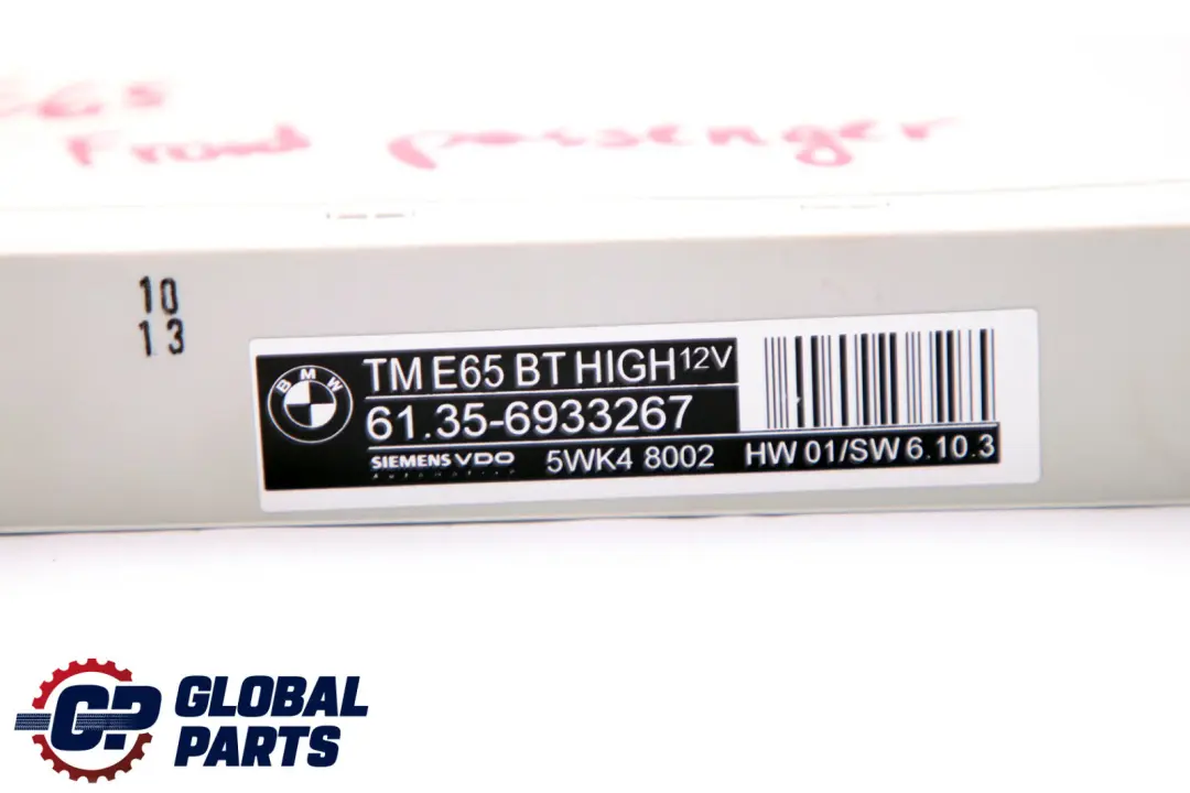BMW E65 E66 E67 Centralina Porta Del Passeggero Davanti - SKU 6933267 - Numero di parte 6964139