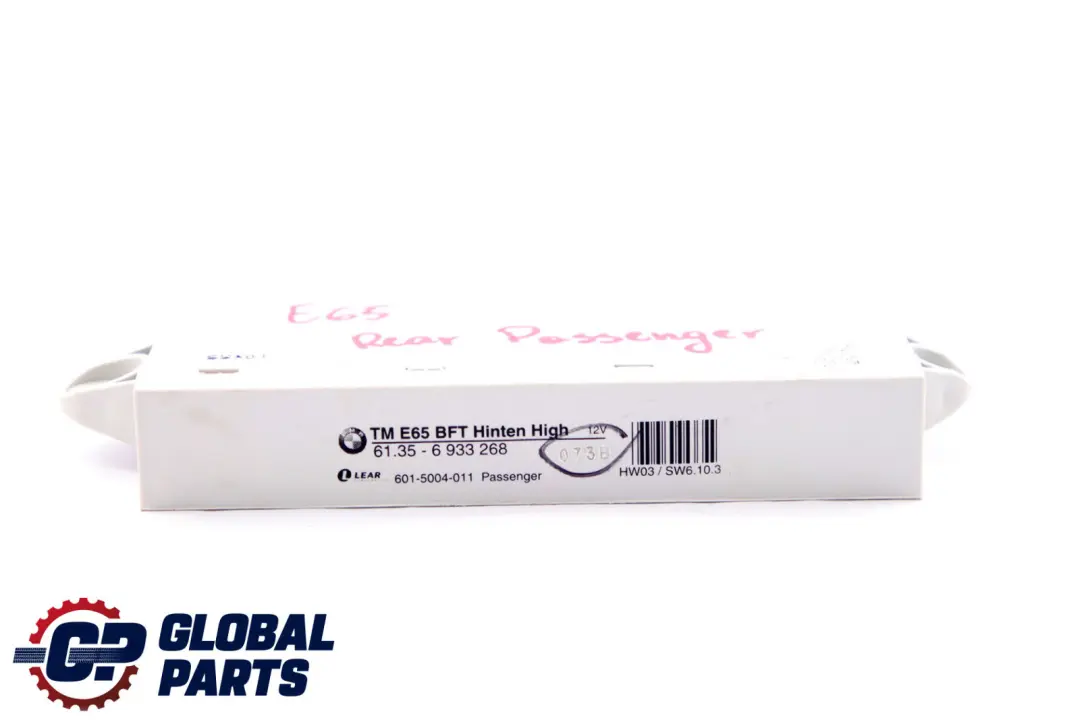 BMW E65 E66 Unidad De Control Puerta Trasera Lado Pasajero - SKU 6933268 - Número de pieza 6964140