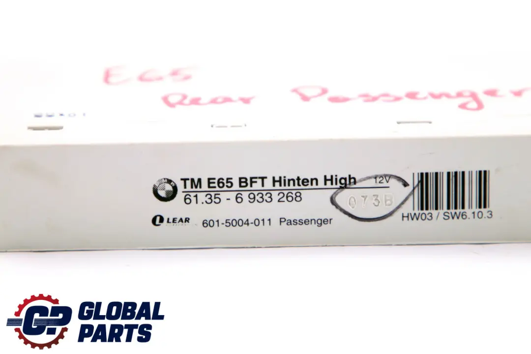 BMW E65 E66 Unidad De Control Puerta Trasera Lado Pasajero - SKU 6933268 - Número de pieza 6964140