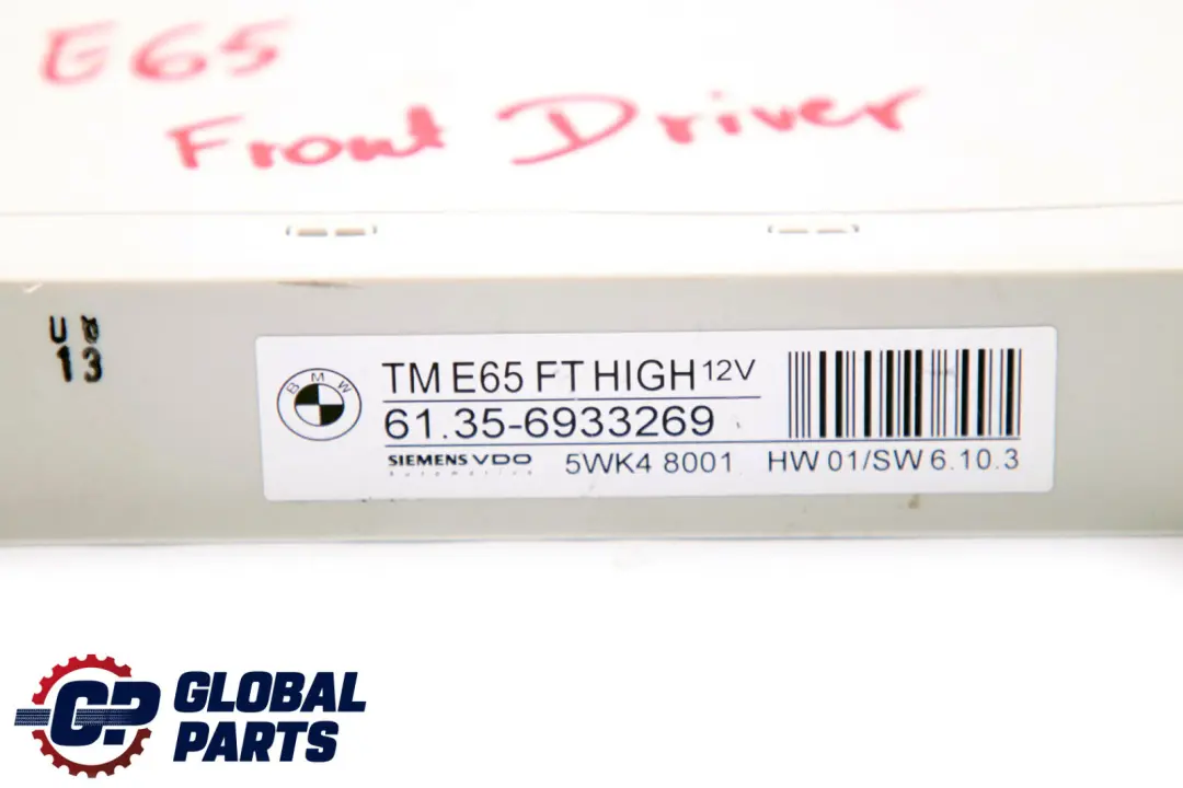Appareil de Commande Porte Passager Avant pour BMW 7 E65 E66 E67 à propos du numéro de pièce 6964141 BMW 7 E65 E66 E67 Appareil de Commande Porte Passager Avant - SKU 6933269 - Numéro de pièce 6964141
