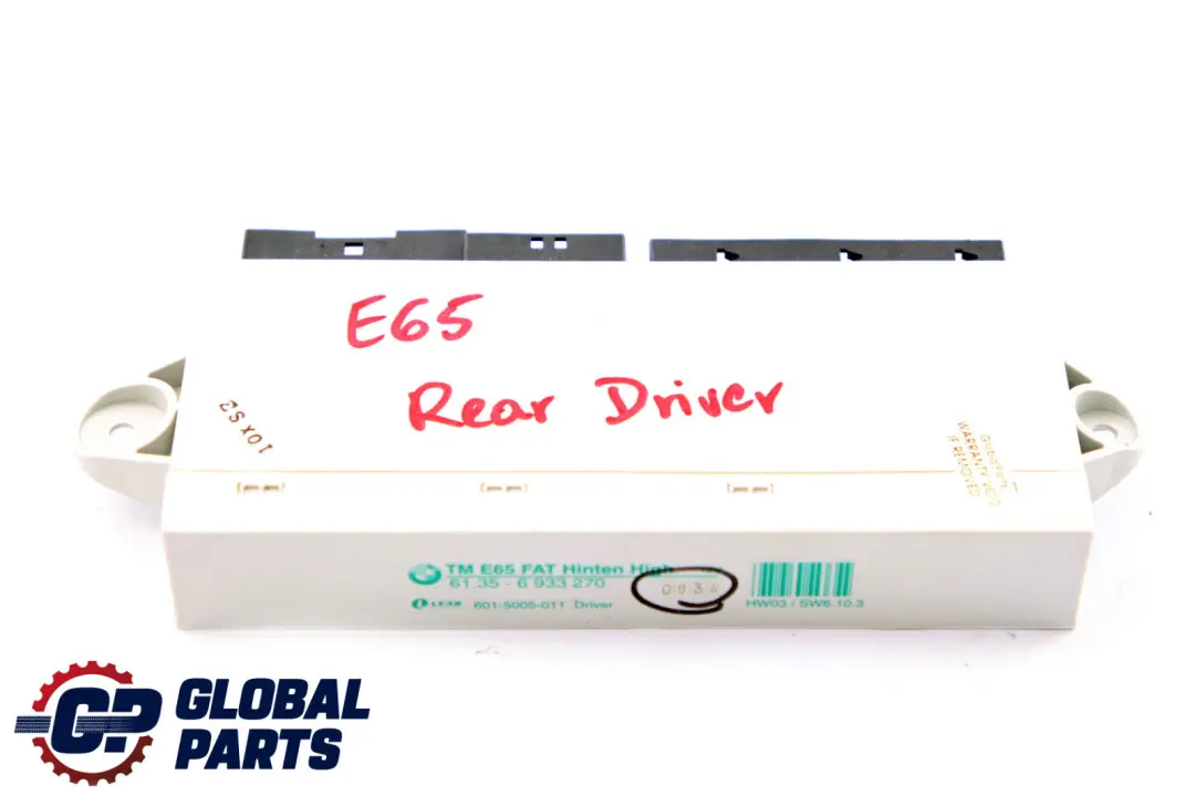 BMW 7 Series E65 E66 E67 Control Unit Door Rear Driver Side - SKU 6933270 - Part number 6958449