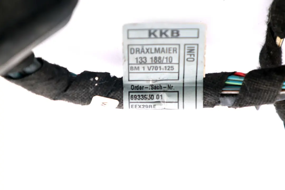 Cableado Puerta Lado Conductor para BMW Serie Z4 E85 Roadster con número de pieza 6933950 BMW Serie Z4 E85 Roadster Cableado Puerta Lado Conductor - SKU 6933950 - Número de pieza 6933950