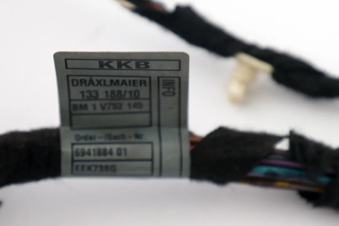 BMW Z4 Series E85 Wiring Drivers Side Loom Front Door Cables Right O/S - SKU 6933968 - Part number 6933968