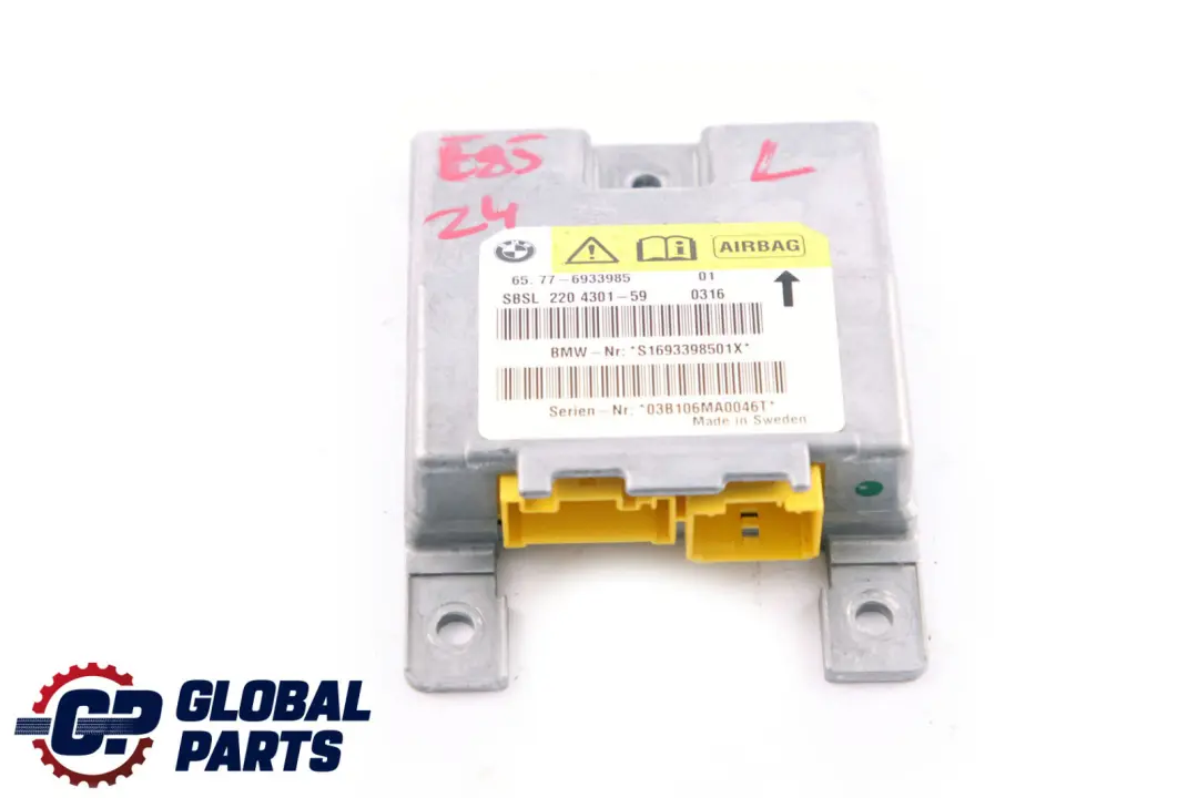 B-pillar Airbag Sensor Left N/S to BMW Z4 E85 with Part number 6933985 BMW Z4 E85 B-pillar Airbag Sensor Left N/S - SKU 6933985 - Part number 6933985