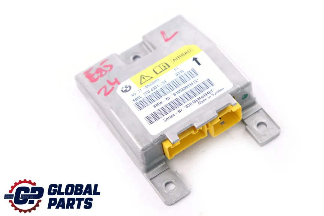 B-pillar Airbag Sensor Left N/S to BMW Z4 E85 with Part number 6933985 BMW Z4 E85 B-pillar Airbag Sensor Left N/S - SKU 6933985 - Part number 6933985