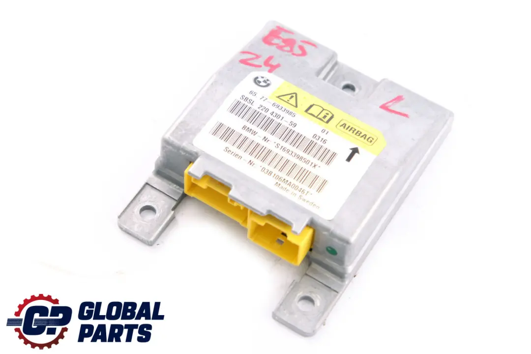 Säule Airbag Sensor Links für BMW Z4 E85 B mit Teilenummer 6933985 BMW Z4 E85 B Säule Airbag Sensor Links - SKU 6933985 - Teilenummer 6933985