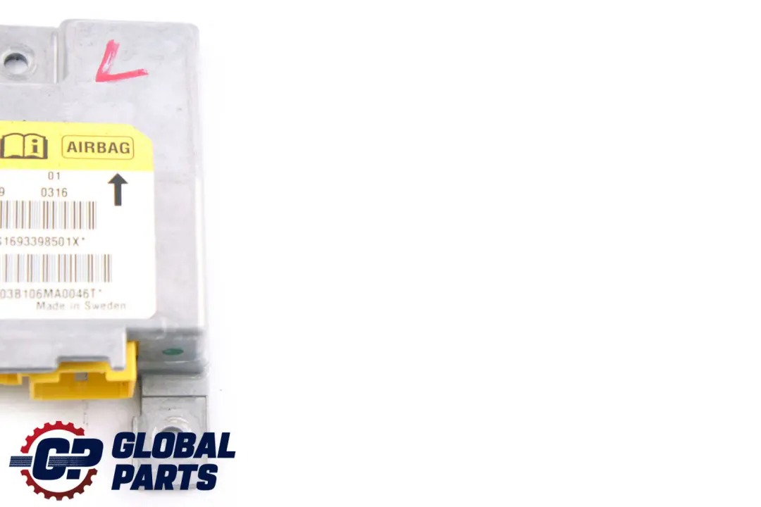 Sensore airbag montante B sinistro per BMW Z4 E85 con numero di parte 6933985 BMW Z4 E85 Sensore airbag montante B sinistro - SKU 6933985 - Numero di parte 6933985