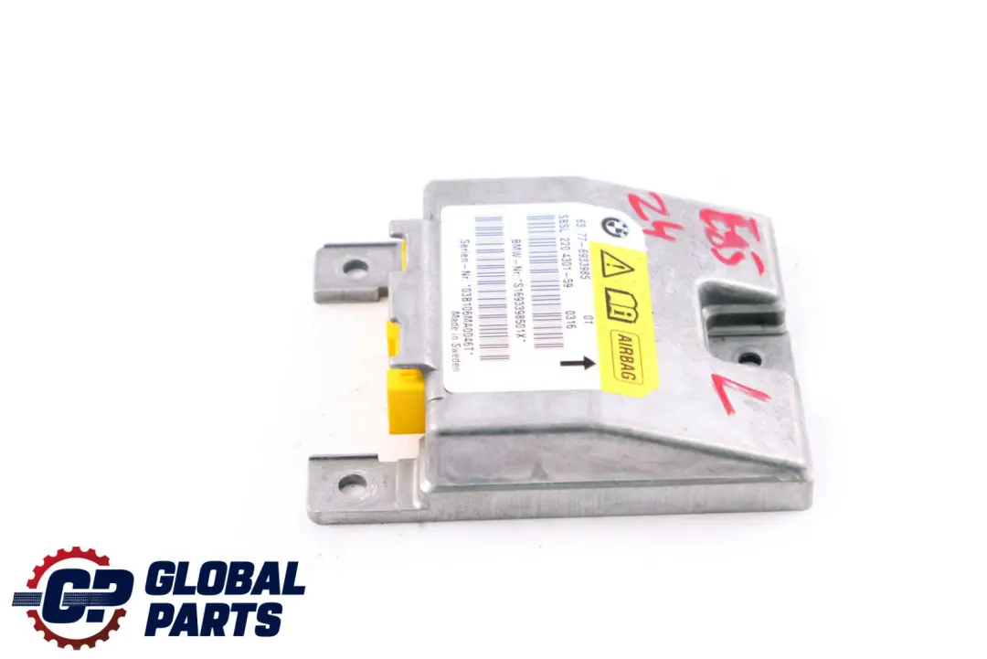 Sensore airbag montante B sinistro per BMW Z4 E85 con numero di parte 6933985 BMW Z4 E85 Sensore airbag montante B sinistro - SKU 6933985 - Numero di parte 6933985