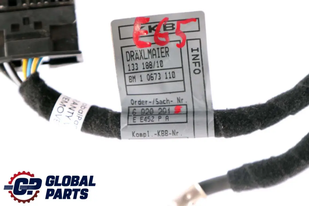 Front Left Right Door N/O/S Wiring Loom Harness 6920291 to BMW 7 Series E65 E66 with Part number 6934021 BMW 7 Series E65 E66 Front Left Right Door N/O/S Wiring Loom Harness 6920291 - SKU 6934021 - Part number 6934021