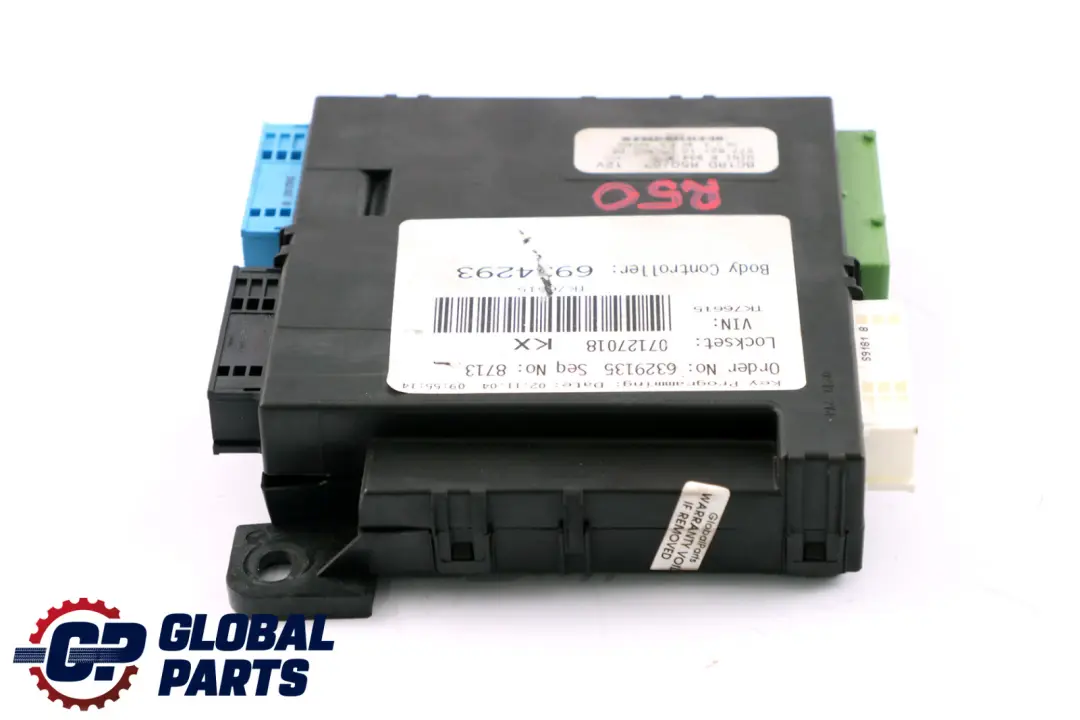  Body Control Unit Mini R50 R53 Basic Module Controller BCM BC1RD - SKU 6934293 - Part number 6934293