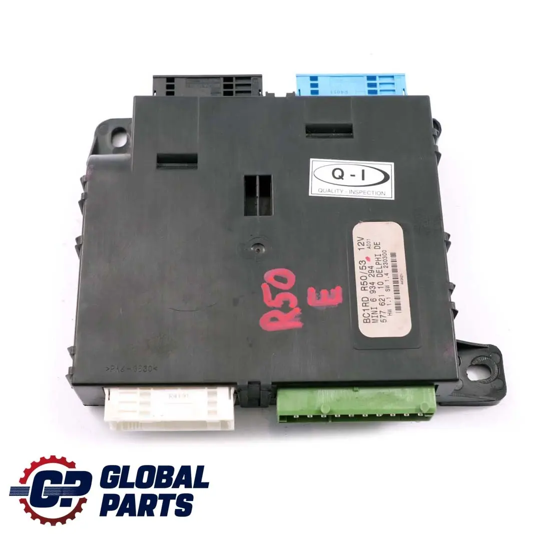 Grundmodul BC1 RD BCM für BMW Mini Cooper One R50 R53 mit Teilenummer 6934294 BMW Mini Cooper One R50 R53 Grundmodul BC1 RD BCM - SKU 6934294 - Teilenummer 6934294