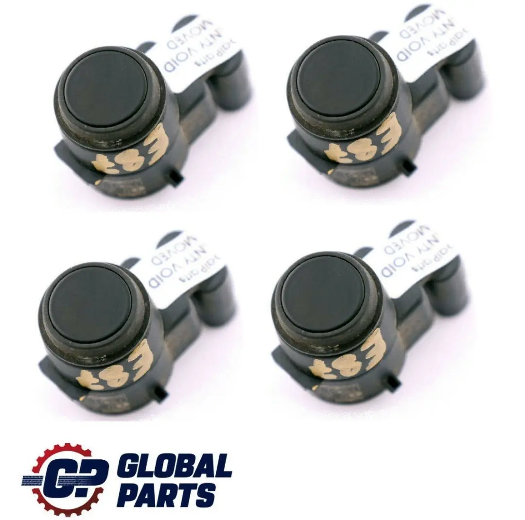  Parking Sensor BMW E81 E82 E87 E90 PDC Ultrasonic Sensor Black Set x4 - SKU 6934308-2 - Part number 6934308