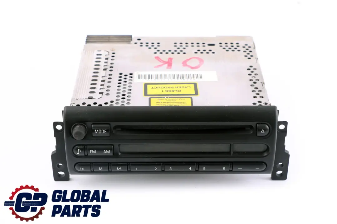 Radio Boost CD Player Unit Head para Mini Cooper One R50 R52 R53 con número de pieza 6934347 Mini Cooper One R50 R52 R53 Radio Boost CD Player Unit Head - SKU 6934347 - Número de pieza 6934347