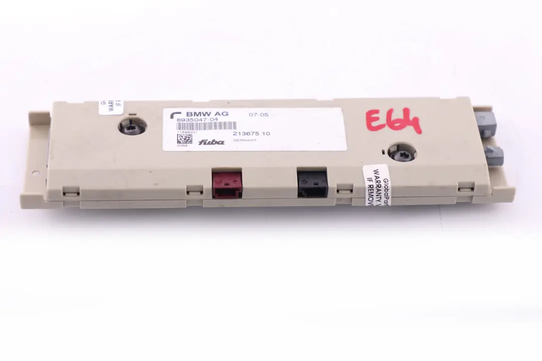 E64N LCI Antenne Antennenverstärker Diversity Modul für BMW E64 mit Teilenummer 9187673 BMW E64 E64N LCI Antenne Antennenverstärker Diversity Modul - SKU 6935047 - Teilenummer 9187673