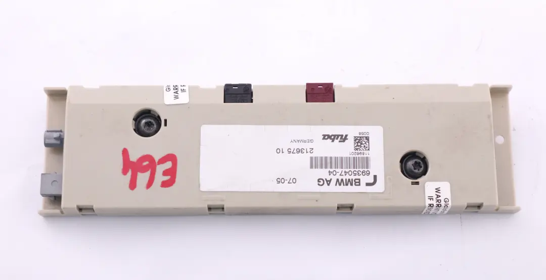 BMW E64 Wzmacniacz Anteny Wzmacniacz Antenowy - SKU 6935047 - Numer Części 9187673
