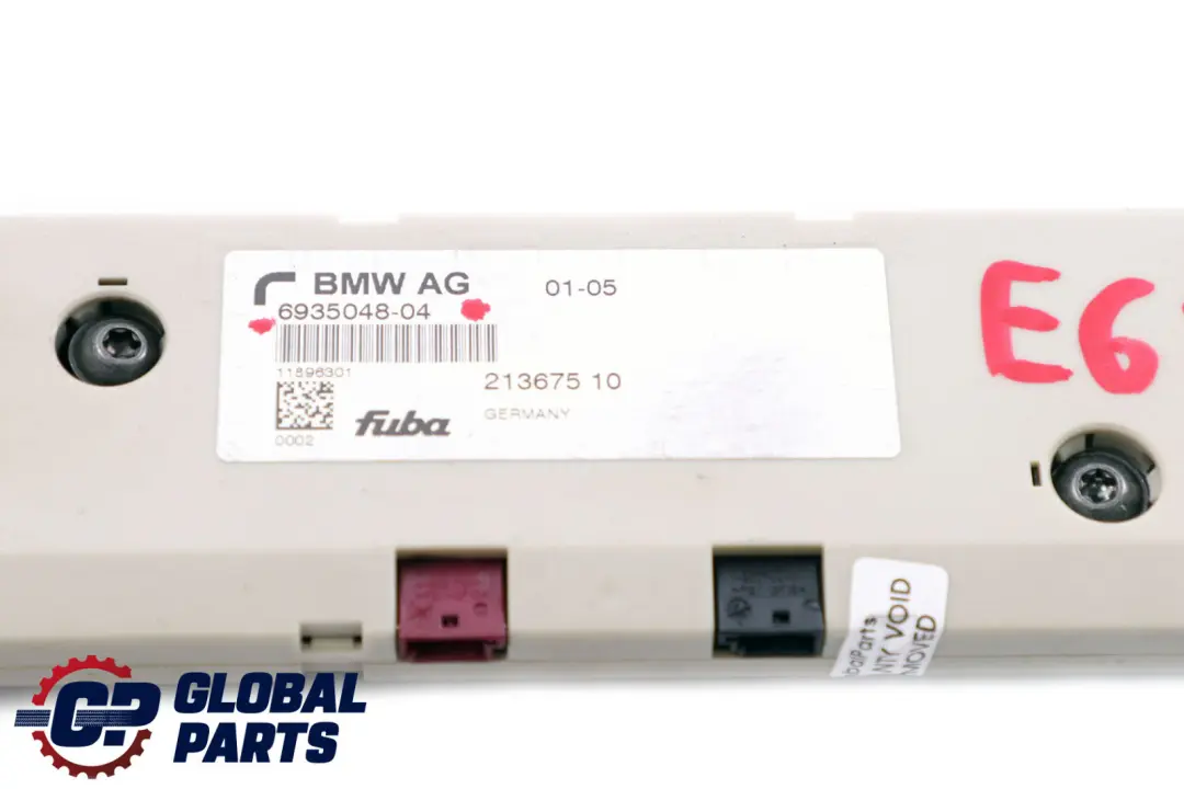 BMW Serie 6 E64 Antenna Antenna Amplificatore Diversità DAB - SKU 6935048 - Numero di parte 9187672