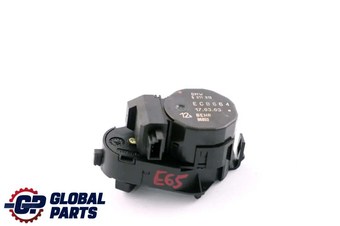 BMW E65 E66 E67 Flap De aire caliente derecho 12h Actuador - SKU 6935076 - Número de pieza 6935076
