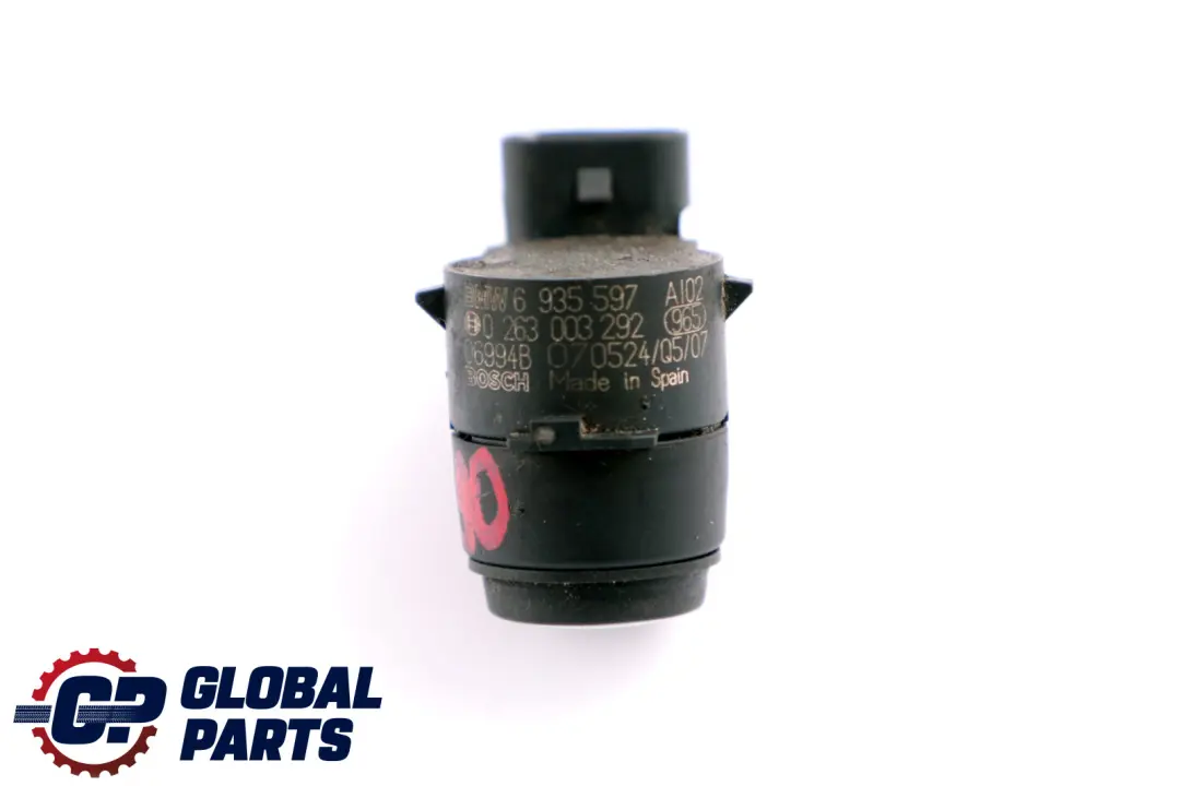 PDC Capteur recul detecteur obstacle Argent Titane pour 4 x BMW E87 E90 E91 à propos du numéro de pièce 6935597 4 x BMW E87 E90 E91 PDC Capteur recul detecteur obstacle Argent Titane - SKU 6935597-2 - Numéro de pièce 6935597