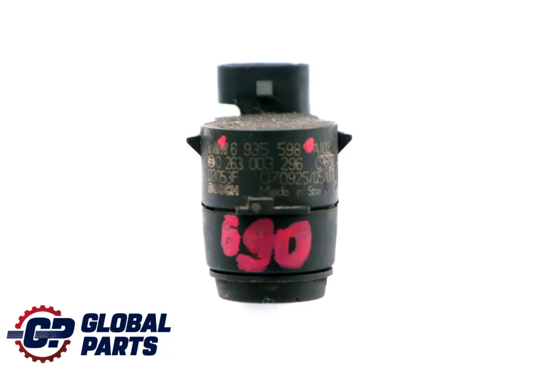 PDC Parking Ultrasonic Sensor Alpinweiss White BMW 1 3 Series E81 E87 E90 LCI - SKU 6935598 - Part number 6935598
