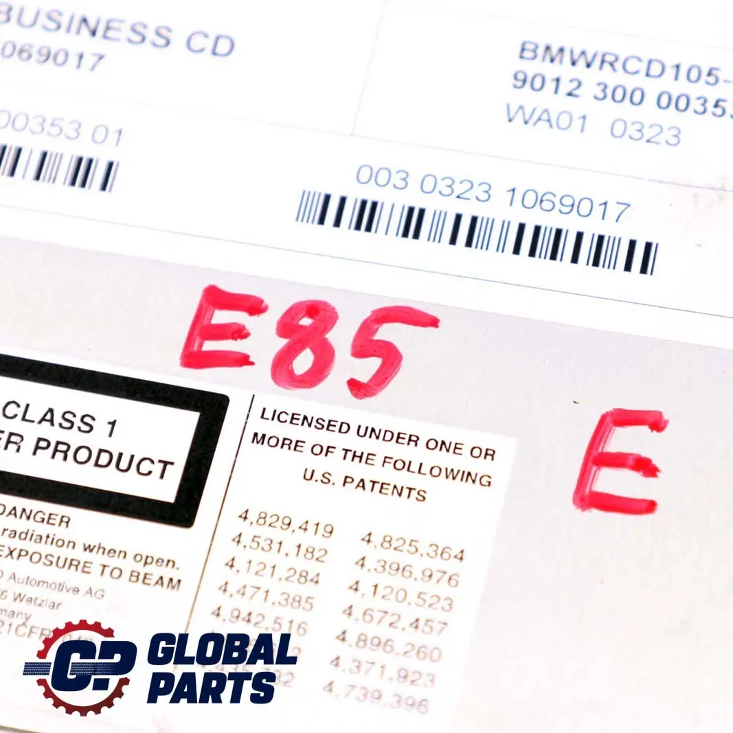 Radio Business CD Autoradio 6512 für BMW X3 Z4 E83 E85 E86 mit Teilenummer 6935625 BMW X3 Z4 E83 E85 E86 Radio Business CD Autoradio 6512 - SKU 6935625-1 - Teilenummer 6935625