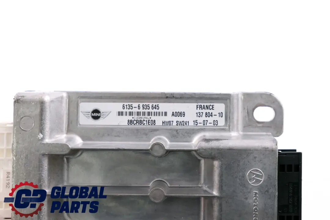 BMW Mini Cooper One R50 R53 Body Control Unit Basic Module BCM - SKU 6935645 - Part number 6922801