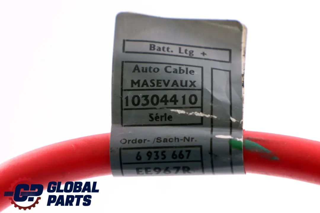 Cable de la Batterie Plus 6112 pour BMW Z4 Serie E85 Roadster à propos du numéro de pièce 6935667 BMW Z4 Serie E85 Roadster Cable de la Batterie Plus 6112 - SKU 6935667-1 - Numéro de pièce 6935667