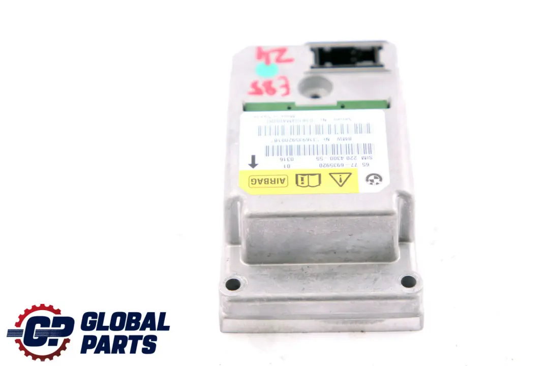 BMW Z4 Series E85 Driver's Side Door Airbag Control Unit Module - SKU 6935920 - Part number 6935920