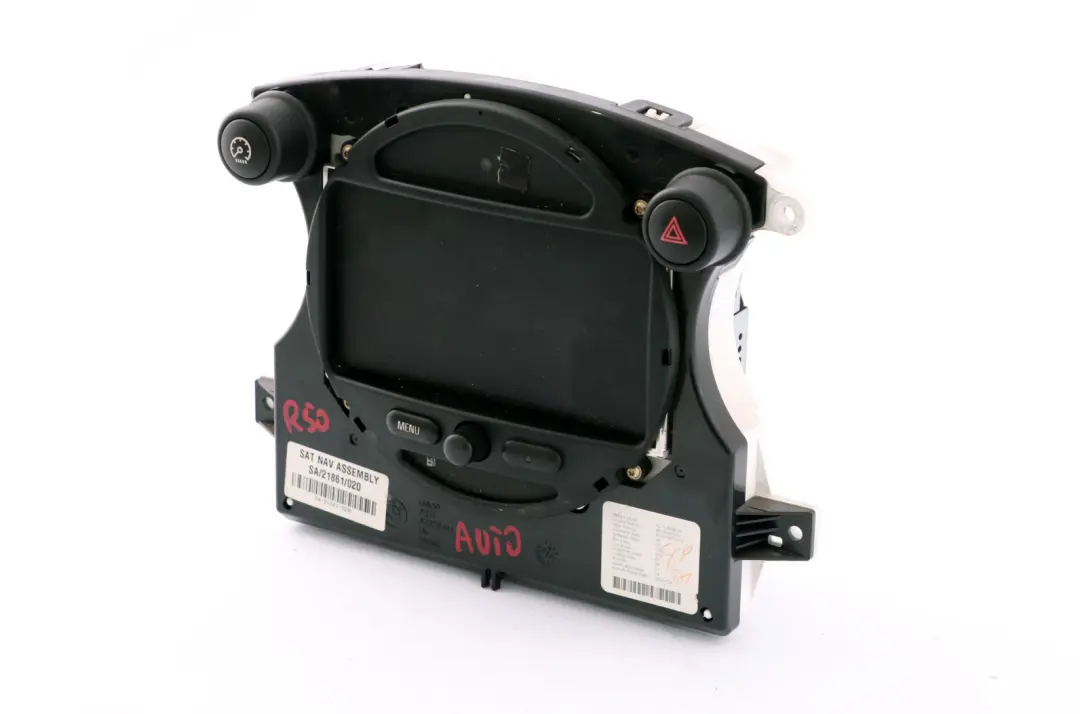 Mini R50 R52 Sat Nav GPS Satellite Navigation Dashboard Display Head - SKU 6936281 - Part number 6972084