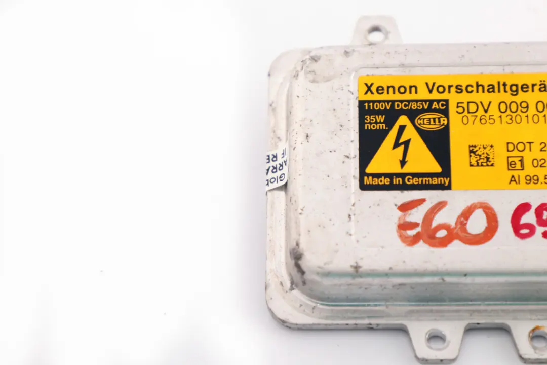 BMW 5 7 X5 X6 E60 E61 E65 E70 E71 Commande Xenon Lumiere 5DV 009 000-00 - SKU 6937223 - Numéro de pièce 6937223