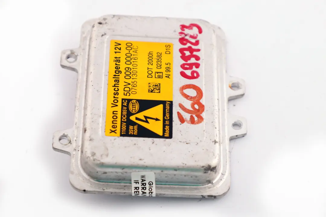 BMW E60 E61 E65 X5 E70 X6 E71 Control Unit Xenon Light 5DV 009 000-00 - SKU 6937223 - Part number 6937223