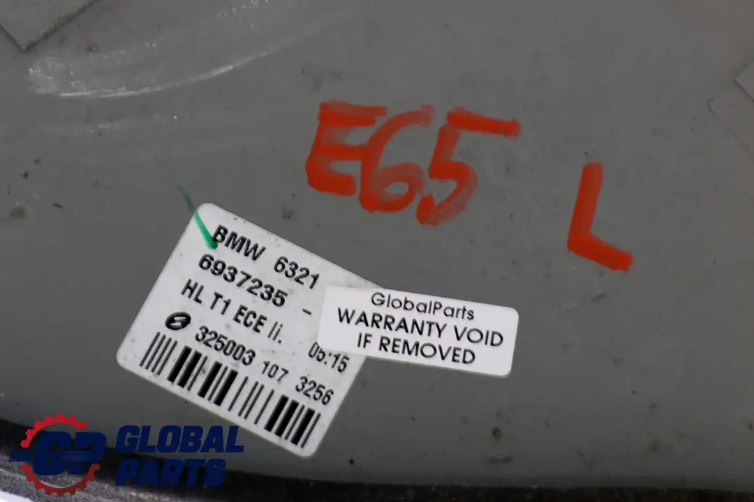 BMW E65 E66 E67 Lewa Lampa Lewy Tył Błotnik - SKU 6937235 - Numer Części 6937235