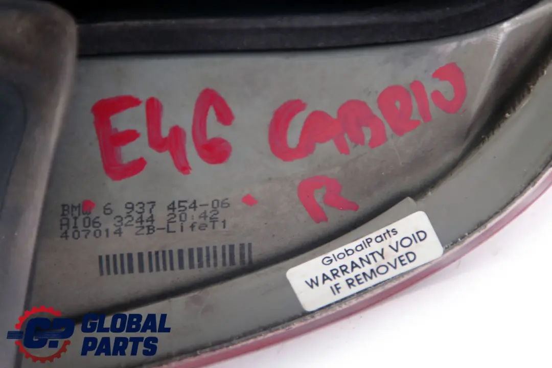 BMW 3 Series E46 Cabrio Rear Right Lamp Led Light In Side Panel O/S - SKU 6937454 - Part number 6937454