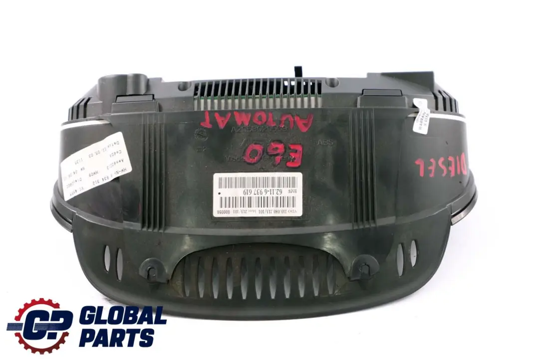 BMW 5 Series E60 E61 Instrument Cluster Speedo Clocks Automatic Diesel - SKU 6937619 - Part number 6937619