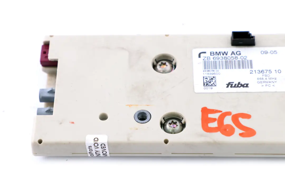 BMW 7 Series E65 E66 E67 Amplifier Rear Window Antenna Amplifier Module 868MHZ - SKU 6938058 - Part number 9167120