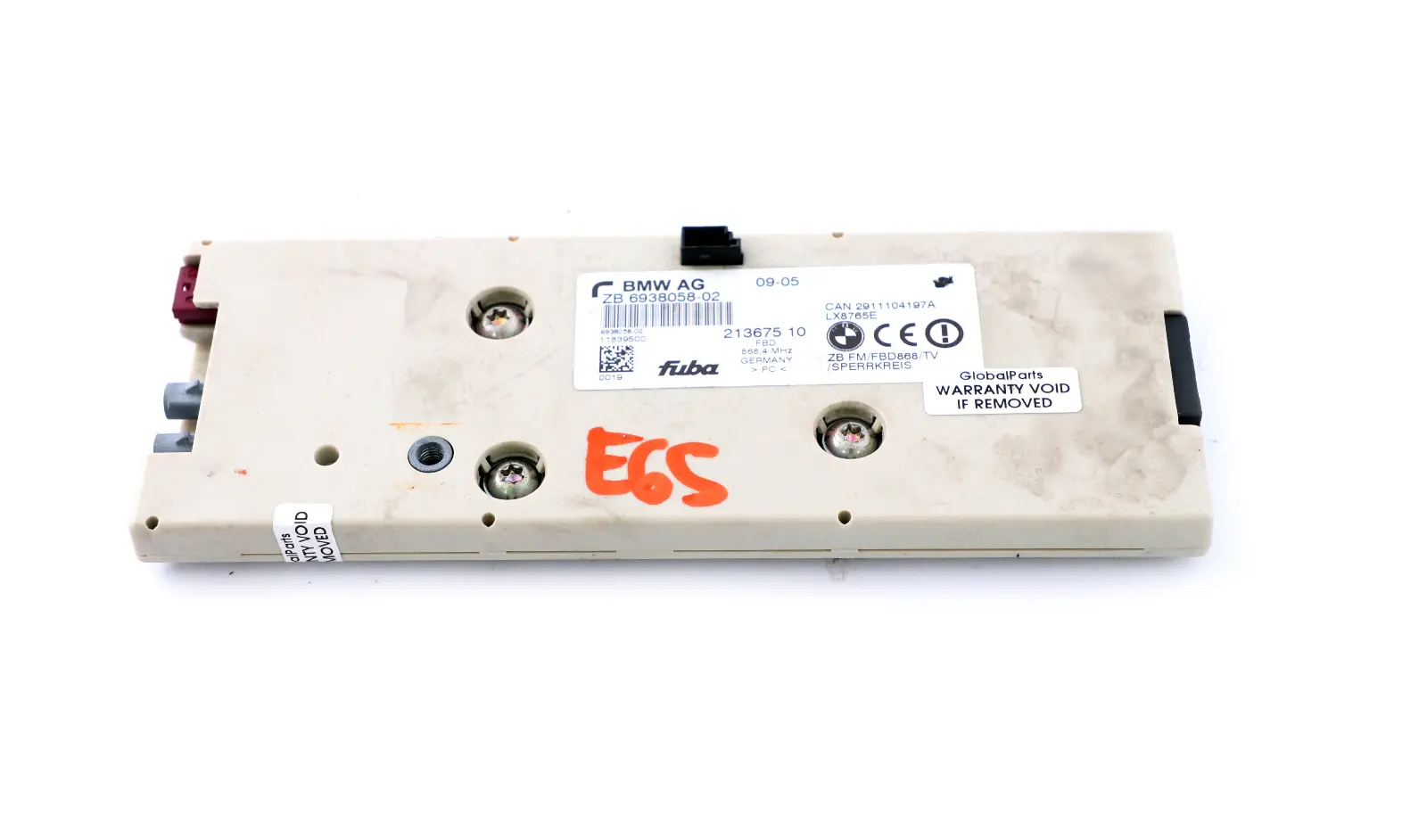 BMW 7 E65 E66 E67 Amplificateur Antenne de Vitre Arriere 868MHZ