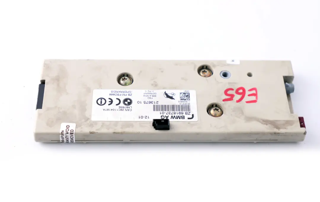 BMW E65 E66 E67 Modulo Amplificatore Antenna Lunotto Posteriore 868MHZ - SKU 6938064 - Numero di parte 6938064