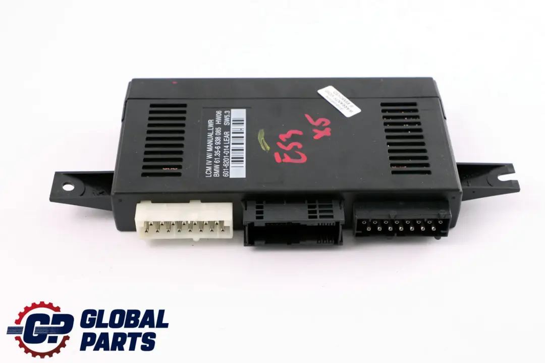 Light Check Module Control Unit ECU Lear LCM IV LWR to BMW X5 Series E53 with Part number 6938085 BMW X5 Series E53 Light Check Module Control Unit ECU Lear LCM IV LWR - SKU 6938085 - Part number 6938085