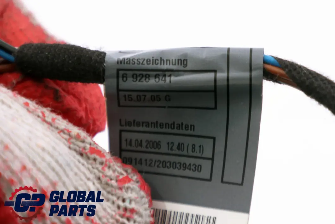 BMW 3 Series E90 E91 Wiring Loom Front Door Left Passenger Side - SKU 6938221 - Part number 6938221