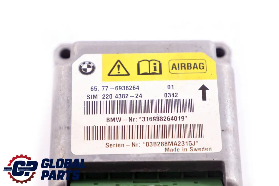 BMW Z4 E85 Roadster Cabrio Módulo De Información De Seguridad Airbag - SKU 6938264 - Número de pieza 6938264