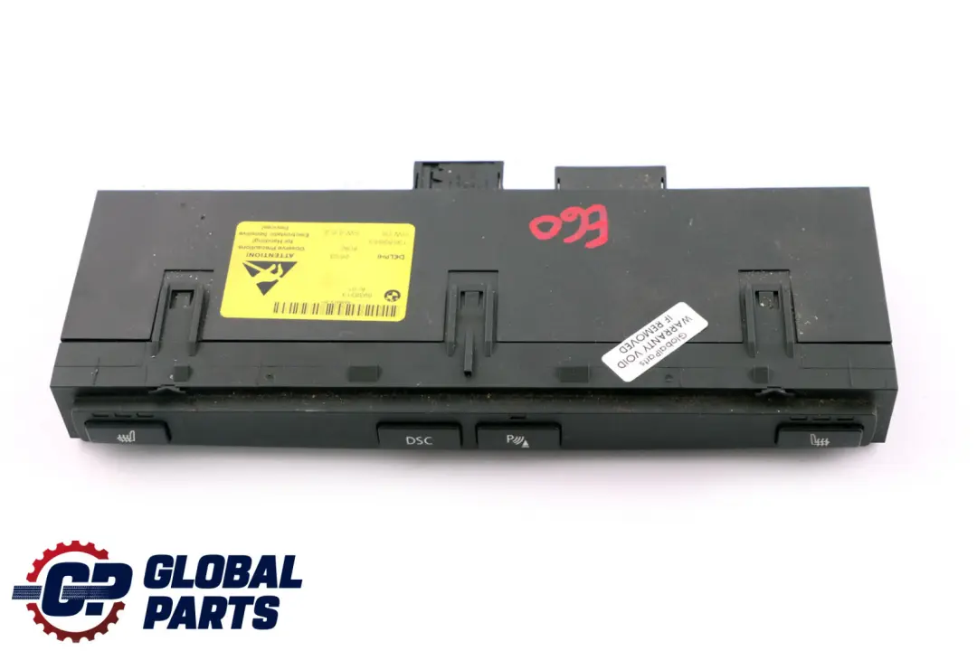 BMW 5 Series E60 Switch Unit Control Panel Centre Console PDC DSC Seat Heather - SKU 6938313 - Part number 9159168