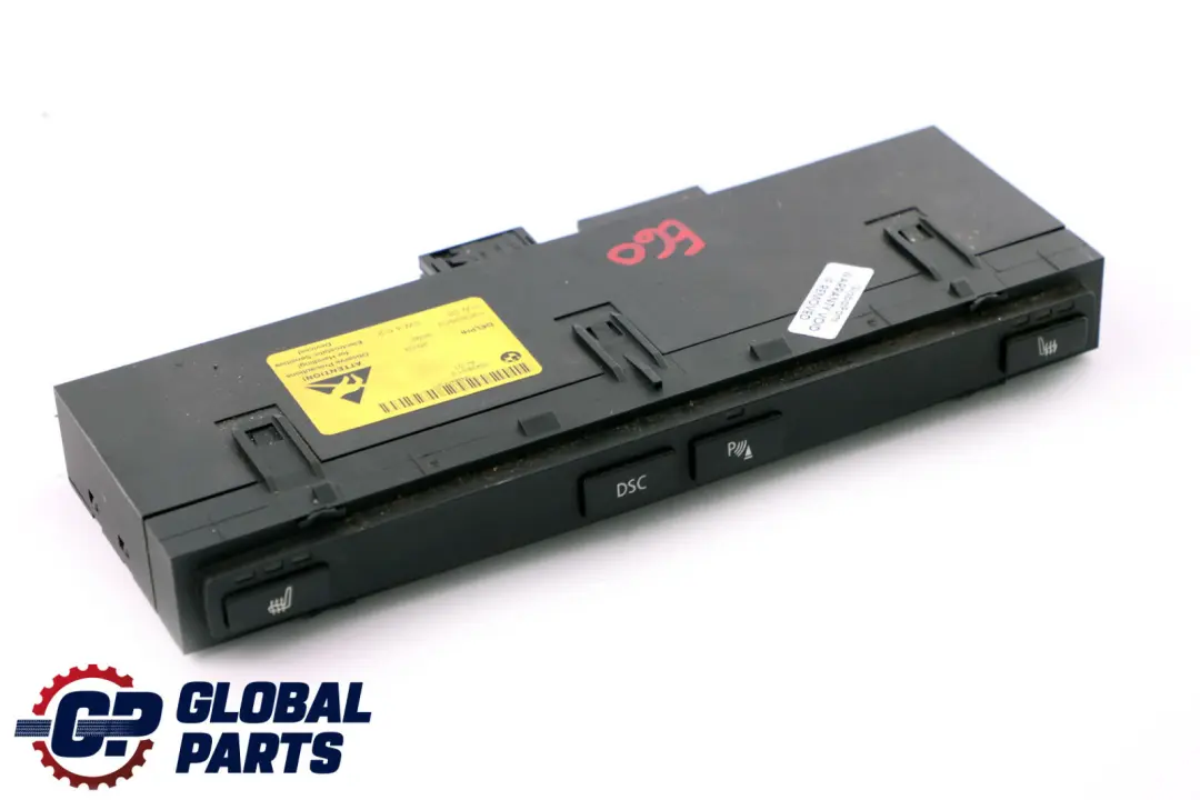 Switch Unit Control Panel Centre Console PDC DSC Seat Heather to BMW 5 Series E60 with Part number 9159168 BMW 5 Series E60 Switch Unit Control Panel Centre Console PDC DSC Seat Heather - SKU 6938313 - Part number 9159168