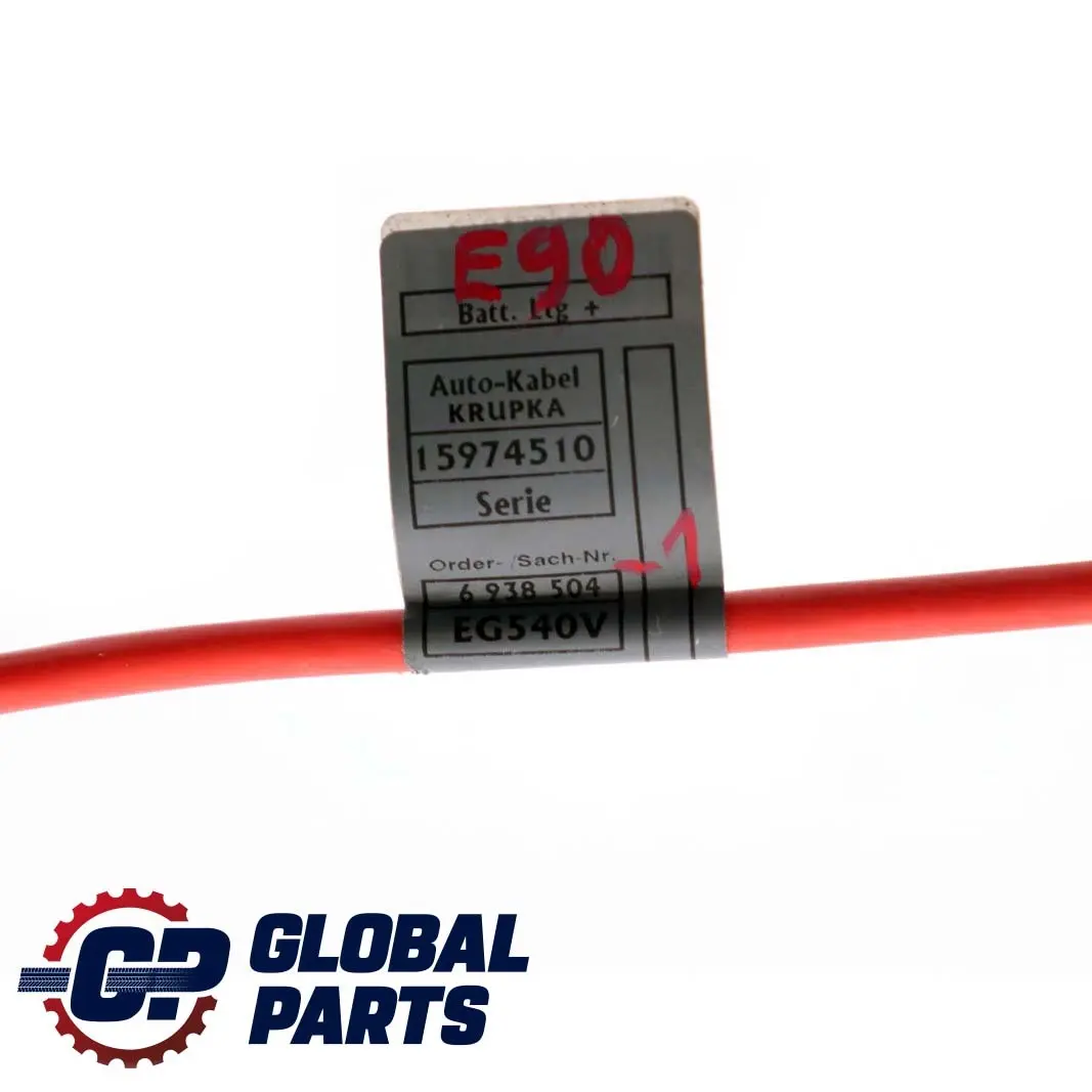 Positive Battery Lead BMW E90 E91 E92 E93 Battery Wiring Harness Cable to with Part number 6938504 Positive Battery Lead BMW E90 E91 E92 E93 Battery Wiring Harness Cable - SKU 6938504-1 - Part number 6938504